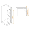 Душевая перегородка RGW Walk In WA-102Gb 600 мм 351010206-16 золото brush, Easy Clean Душевая перегородка RGW Walk In WA-102Gb 600 мм 351010206-16 золото brush, Easy Clean