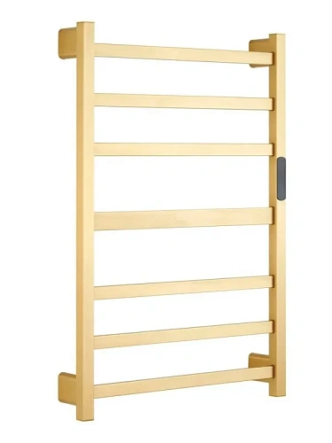 Полотенцесушитель электрический Raglo R350.07.03 настенный сенсорный с терморегулятором, сатин золотой Полотенцесушитель электрический Raglo R350.07.03 настенный сенсорный с терморегулятором, сатин золотой