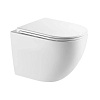 Картинка анонса товара «унитаз подвесной aquame aqm2002l с сиденьем softclose, смыв quiet 520x365x360»