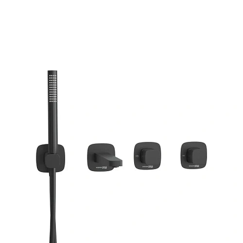 Смеситель для ванны WasserKRAFT A9151.264.315.327.242.217 встраиваемый черный Смеситель для ванны WasserKRAFT A9151.264.315.327.242.217 встраиваемый черный