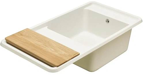 Кухонная мойка Aquaton Беллис 97 1A725132BS240 из литого мрамора, жемчуг Кухонная мойка Aquaton Беллис 97 1A725132BS240 из литого мрамора, жемчуг