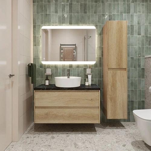 Тумба со столешницей и раковиной BelBagno KRAFT 80 kraft80rnn-kepmno-1306-set подвесная KRAFT80RNN-KEPMNO-1306-SET Тумба со столешницей и раковиной BelBagno KRAFT 80 kraft80rnn-kepmno-1306-set подвесная KRAFT80RNN-KEPMNO-1306-SET