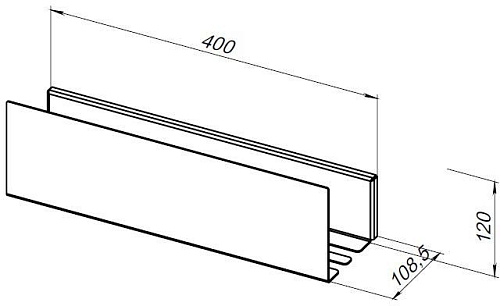 Полка Aquanet Магнум Н 40x12 черная матовая 00341531 Полка Aquanet Магнум Н 40x12 черная матовая 00341531