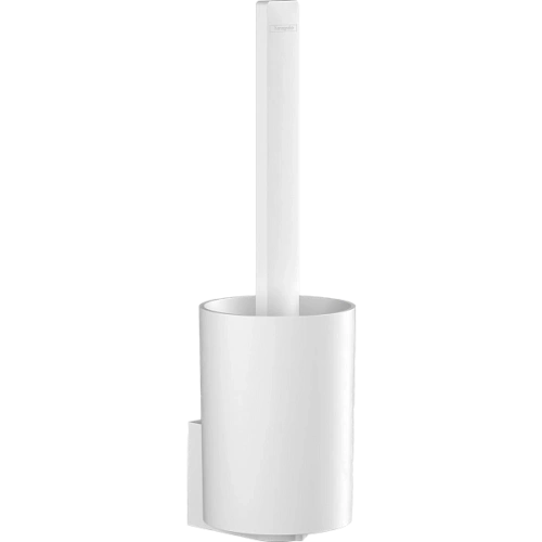 Ершик для унитаза Hansgrohe WallStoris с держателем 27927700, матовый белый Ершик для унитаза Hansgrohe WallStoris с держателем 27927700, матовый белый