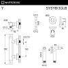 Гигиенический душ WHITECROSS Y SYSYBI3GLB брашированное золото наружного монтажа Гигиенический душ WHITECROSS Y SYSYBI3GLB брашированное золото наружного монтажа