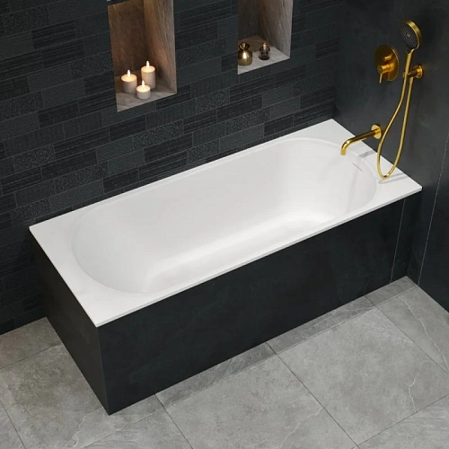 Ванна из искусственного камня WHITECROSS Gin 170x70 белый матовый 0217.170070.200 Ванна из искусственного камня WHITECROSS Gin 170x70 белый матовый 0217.170070.200