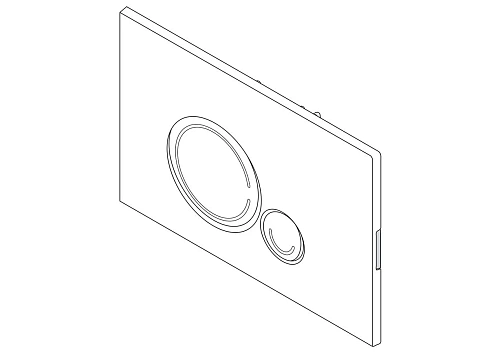 Клавиша смыва BelBagno SFERA черный матовый Tocco Morbido BB017-SR-NERO.M Клавиша смыва BelBagno SFERA черный матовый Tocco Morbido BB017-SR-NERO.M