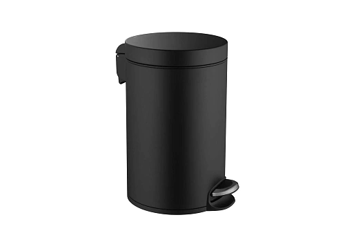Корзина для мусора Aquatek AQ4992MB черный матовый Корзина для мусора Aquatek AQ4992MB черный матовый