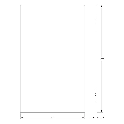 Зеркало Evoform Standard BY 0232 60х100 см с фацетом Зеркало Evoform Standard BY 0232 60х100 см с фацетом