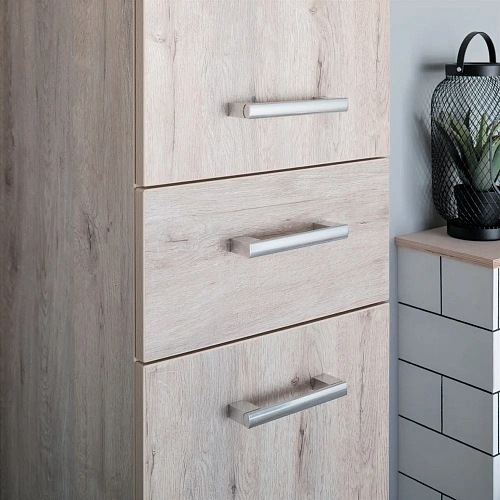 Шкаф-пенал DREJA, 35 см, подвесной/напольный, универсальный, 2 дверцы, 1 ящик, 4 стеклянные полки, д 77.0304D Шкаф-пенал DREJA, 35 см, подвесной/напольный, универсальный, 2 дверцы, 1 ящик, 4 стеклянные полки, д 77.0304D