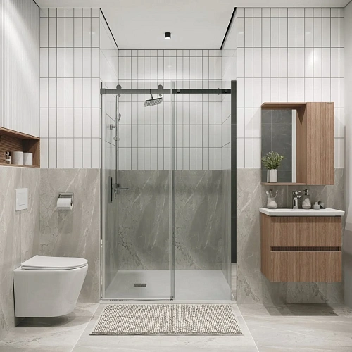 Душевая дверь GROSSMAN Classic 100.K33.04.120.10.00 (120x195) хром, стекло прозрачное Душевая дверь GROSSMAN Classic 100.K33.04.120.10.00 (120x195) хром, стекло прозрачное