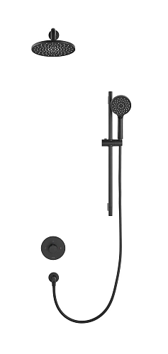 Душевая система ARROW AG3732MB-1 c внутренней частью, черный матовый Душевая система ARROW AG3732MB-1 c внутренней частью, черный матовый