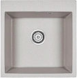 Кухонная мойка Paulmark PRAKTISCH, PM105152-GR , серый, 510х520 Кухонная мойка Paulmark PRAKTISCH, PM105152-GR , серый, 510х520