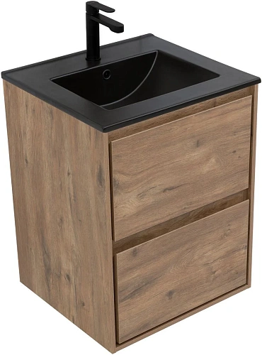 Тумба под раковину Aquanet Милан 50 дуб рустикальный 00336376 подвесная Тумба под раковину Aquanet Милан 50 дуб рустикальный 00336376 подвесная