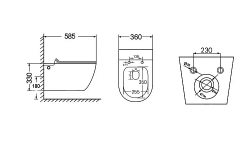 Унитаз подвесной ABBER Bequem AC1105P белый с импульсным смывом с крышкой микролифт Унитаз подвесной ABBER Bequem AC1105P белый с импульсным смывом с крышкой микролифт