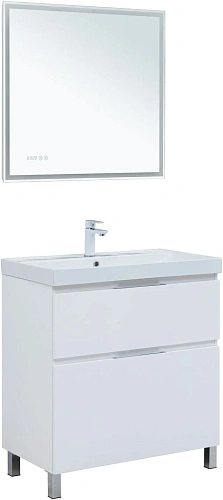 Тумба под раковину Aquanet Алвита New 80 00344134 напольная, белый матовый Тумба под раковину Aquanet Алвита New 80 00344134 напольная, белый матовый