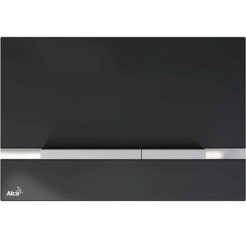 Клавиша смыва Alcaplast STRIPE-GL1204 стекло черное Клавиша смыва Alcaplast STRIPE-GL1204 стекло черное