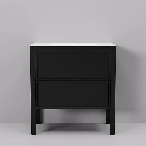 Тумба с раковиной ArtDecco Elisa 80 AES08F78S200 черный дуб Тумба с раковиной ArtDecco Elisa 80 AES08F78S200 черный дуб