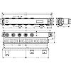 Скрытая часть Hansgrohe RainSelect для 3 потребителей 15311180 Скрытая часть Hansgrohe RainSelect для 3 потребителей 15311180