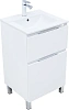 Тумба с раковиной Aquanet Алвита new 50 00345683 напольная белый матовый