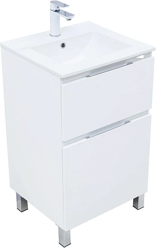 Тумба под раковину Aquanet Алвита New 50 00344131 напольная, белый матовый Тумба под раковину Aquanet Алвита New 50 00344131 напольная, белый матовый