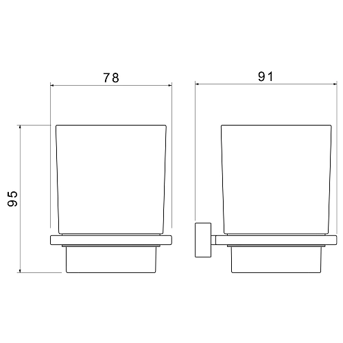 Стакан Timo Torne 43033/17 золото матовое Стакан Timo Torne 43033/17 золото матовое