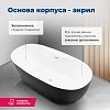 Акриловая ванна Aquanet Family Sweet 170x78 155778-GW-MB Акриловая ванна Aquanet Family Sweet 170x78 155778-GW-MB