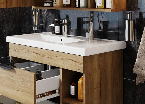 Тумба под раковину Onika ЛЕГРАН 80.13 дуб галифакс 108047 Тумба под раковину Onika ЛЕГРАН 80.13 дуб галифакс 108047