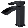 Смеситель для раковины ABBER Wasserfall AF8610B черный матовый