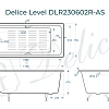 Ванна чугунная Delice Level 1700х750 с отверстиями под ручки и антискользящим покрытием DLR23 DLR230602R-AS Ванна чугунная Delice Level 1700х750 с отверстиями под ручки и антискользящим покрытием DLR23 DLR230602R-AS