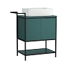 Тумба под раковину Cersanit BOTANIQUE 80 напольная для CREA 50 зелёный 63014