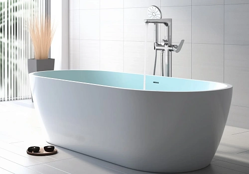 Смеситель для ванны Aquatek БЕТТА AQ1145CR Хром, напольный Смеситель для ванны Aquatek БЕТТА AQ1145CR Хром, напольный