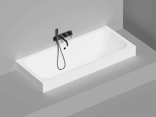 Ванна из искусственного камня Salini ORLANDA AXIS 170x75 покраска по RAL полностью 103223MF S-Stone Ванна из искусственного камня Salini ORLANDA AXIS 170x75 покраска по RAL полностью 103223MF S-Stone