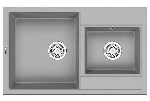 Кухонная мойка Granula 8201, АЛЮМИНИУМ, кварц 820x500 Кухонная мойка Granula 8201, АЛЮМИНИУМ, кварц 820x500