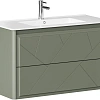 Тумба под раковину Allen Brau Paris 100 1.360002.CGM олива матовый Тумба под раковину Allen Brau Paris 100 1.360002.CGM олива матовый