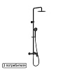 Картинка анонса товара «душевая система excellent rain altar arex.sy.781bl черный мат»