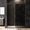 Душевая дверь AM.PM Gem W90G-150-1-195BG 150х195, стекло тонированное, профиль черный матовый Душевая дверь AM.PM Gem W90G-150-1-195BG 150х195, стекло тонированное, профиль черный матовый