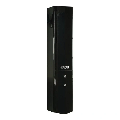 Шкаф-пенал Aquaton Венеция черная левая 1A151003VN95L Шкаф-пенал Aquaton Венеция черная левая 1A151003VN95L