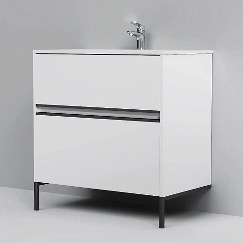 Тумба под раковину AM.PM Sense M7BFUX0802WG универсальная, 80 см, белый Тумба под раковину AM.PM Sense M7BFUX0802WG универсальная, 80 см, белый