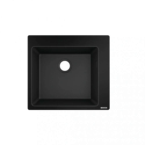 Кухонная мойка Hansgrohe 450 S510-F450 43312170, черный графит встраиваемая Кухонная мойка Hansgrohe 450 S510-F450 43312170, черный графит встраиваемая