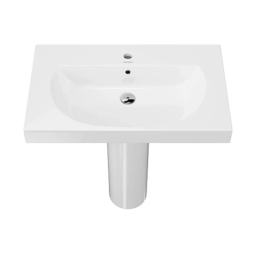 Раковина Kerama Marazzi BUONGIORNO подвесная/мебельная 80, белая глянцевая BG.wb.80 Раковина Kerama Marazzi BUONGIORNO подвесная/мебельная 80, белая глянцевая BG.wb.80