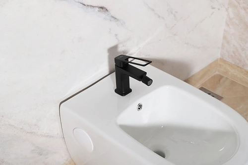 Смеситель для биде Gid Niagara L057-BM-B L057BMB черный матовый Смеситель для биде Gid Niagara L057-BM-B L057BMB черный матовый