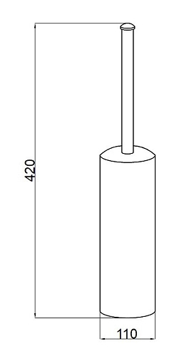 Ершик для унитаза Boheme Palazzo 10109 Ершик для унитаза Boheme Palazzo 10109