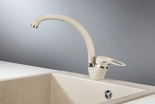 Смеситель для кухни Granula 03-ST, БЕЖЕВЫЙ Смеситель для кухни Granula 03-ST, БЕЖЕВЫЙ