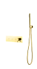 Смеситель для ванны Boheme FUSION 130-SYS-G GOLD
