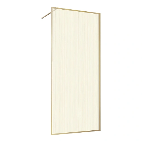 Душевая перегородка Vincea Walk-In VSW-1HP120GWBG 1200x2000 брашированное золото, стекло с золотыми нитями Душевая перегородка Vincea Walk-In VSW-1HP120GWBG 1200x2000 брашированное золото, стекло с золотыми нитями
