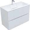 Тумба под раковину Aquanet Джейн 90 белый матовый 00313287 напольная/подвесная Тумба под раковину Aquanet Джейн 90 белый матовый 00313287 напольная/подвесная