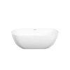 Акриловая ванна SANCOS Leaf FB20MW 1700x800x580, отдельностоящая, овальная, с каркасом, со сливом-переливом, донным клапаном"сlick-сlack", белый матовый Акриловая ванна SANCOS Leaf FB20MW 1700x800x580, отдельностоящая, овальная, с каркасом, со сливом-переливом, донным клапаном"сlick-сlack", белый матовый