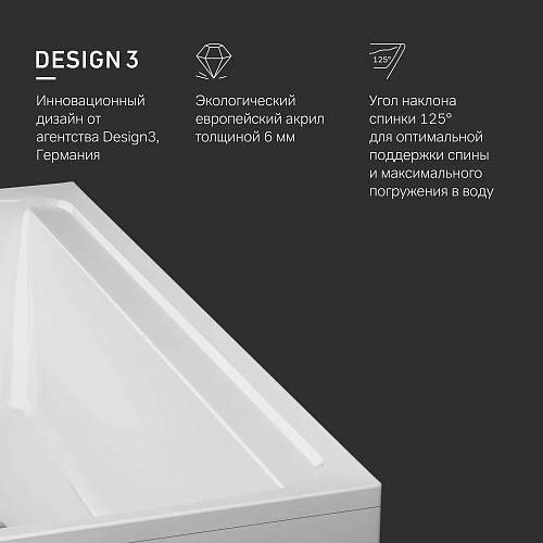 Акриловая ванна AM.PM Inspire V2.0 W52A-180-080W-A 180х80 Акриловая ванна AM.PM Inspire V2.0 W52A-180-080W-A 180х80