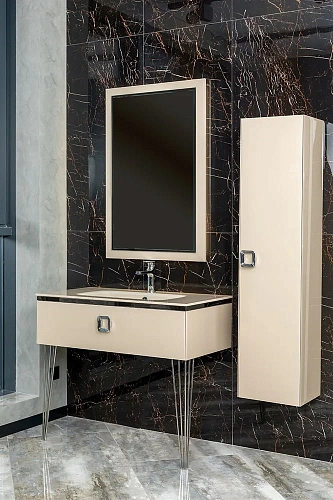 Шкаф-пенал Armadi Art LUCIDO 772-CP капучино RAL1019 Шкаф-пенал Armadi Art LUCIDO 772-CP капучино RAL1019